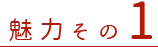 魅力その1